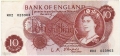 Bank Of England 10 Shilling Notes Portrait 10 Shillings, from 1962